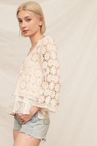 EC Ariana Crochet Cardigan