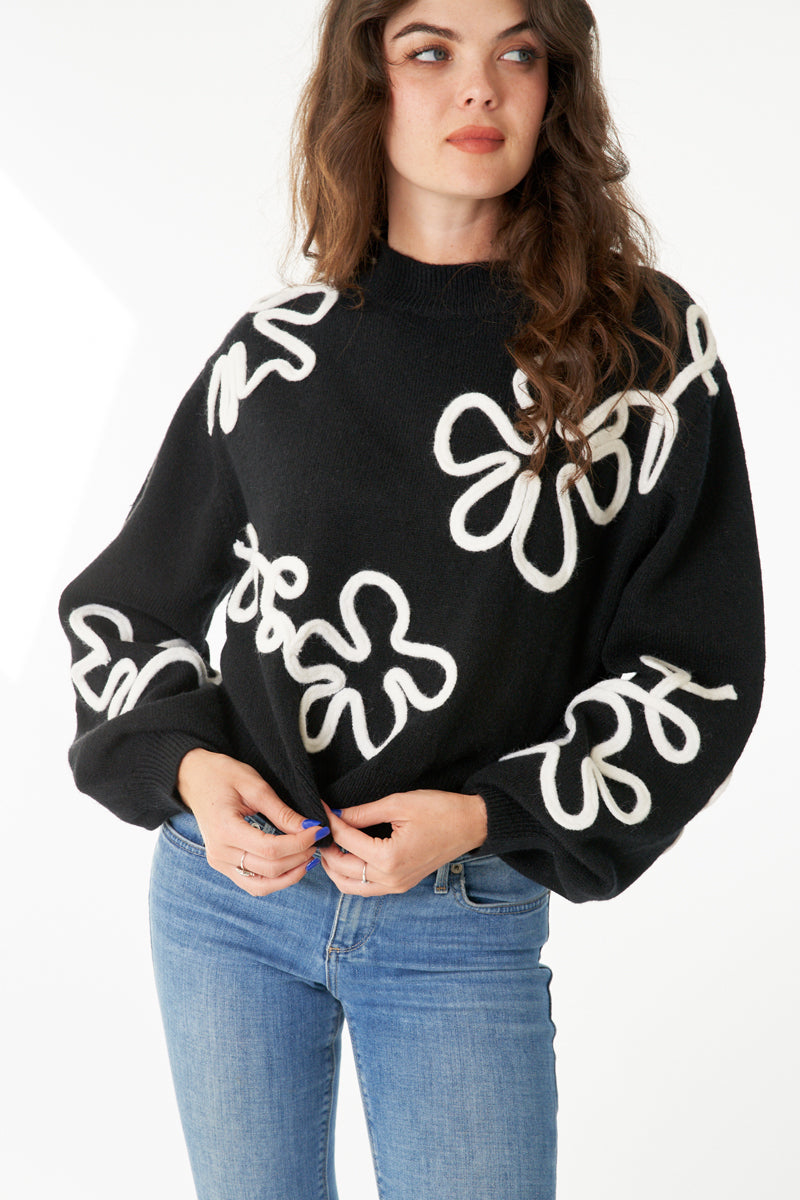 Eloise Mock Neck Sweater