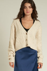 Laurel Cable Knit Cardigan