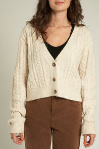 Laurel Cable Knit Cardigan