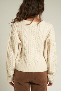 Laurel Cable Knit Cardigan