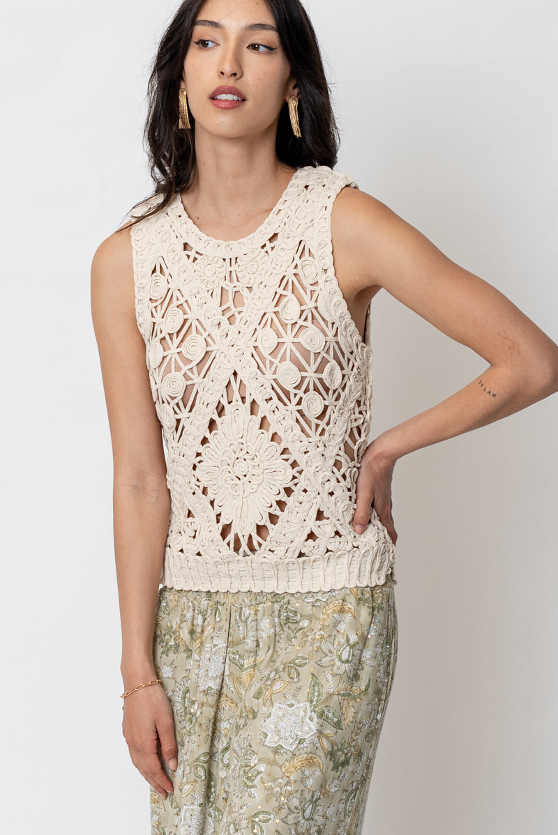 Sutton Crochet Top