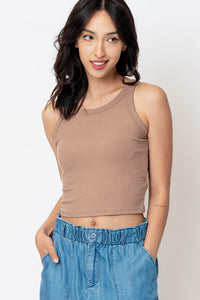 High Neck Bra Tank