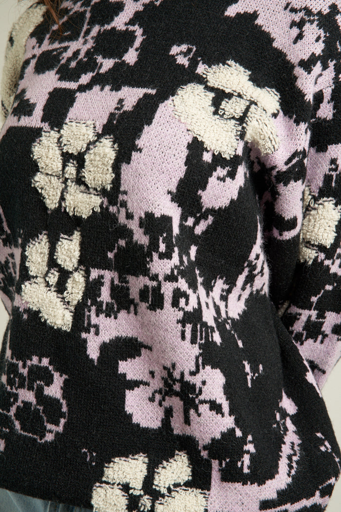 Flower Glitchcore Sweater