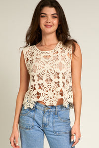 Dahlia Crochet Top