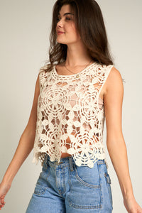Dahlia Crochet Top