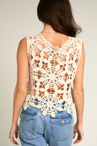 Dahlia Crochet Top