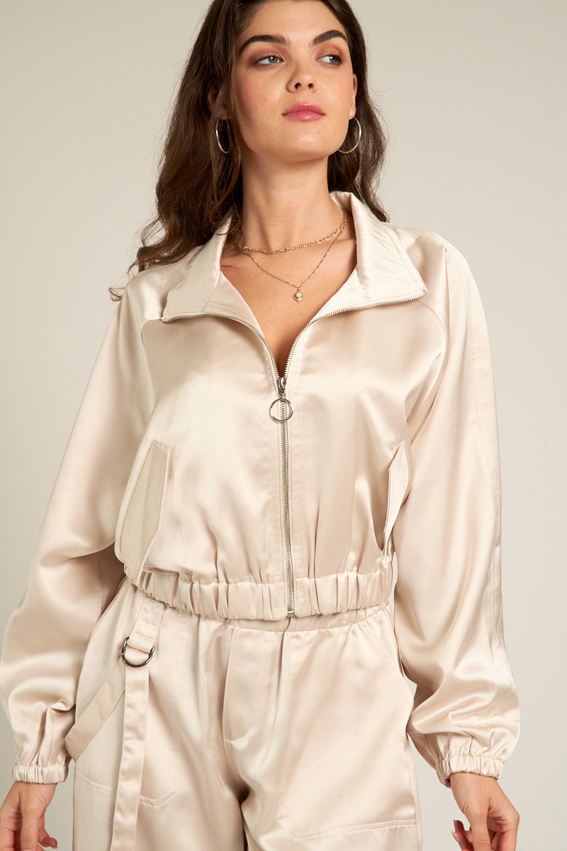 Joelle Satin Jacket