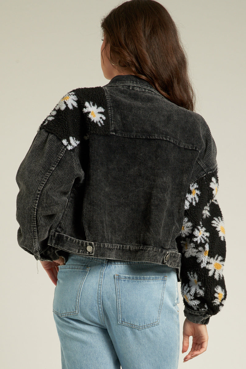 Bailey Cropped Corduroy Jacket