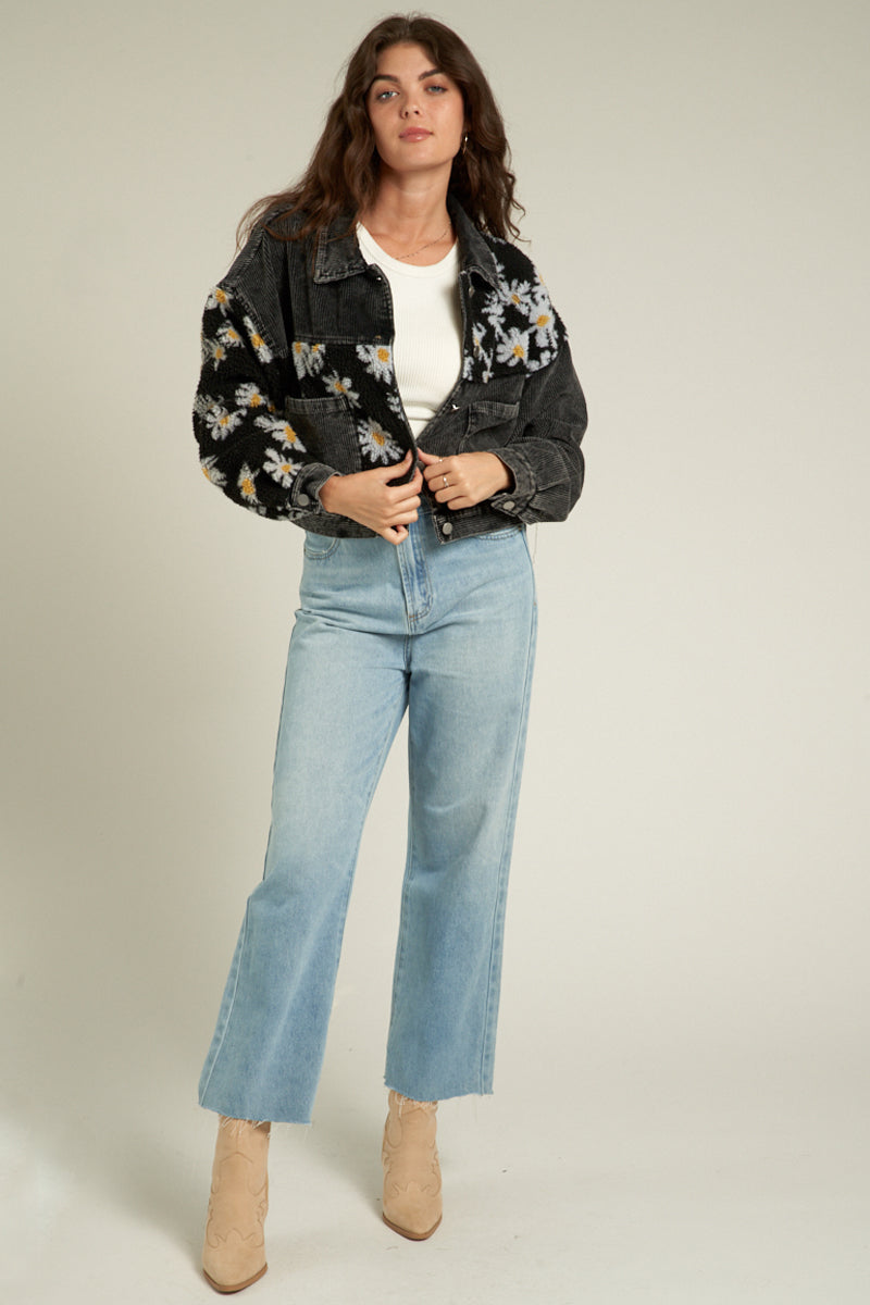 Bailey Cropped Corduroy Jacket