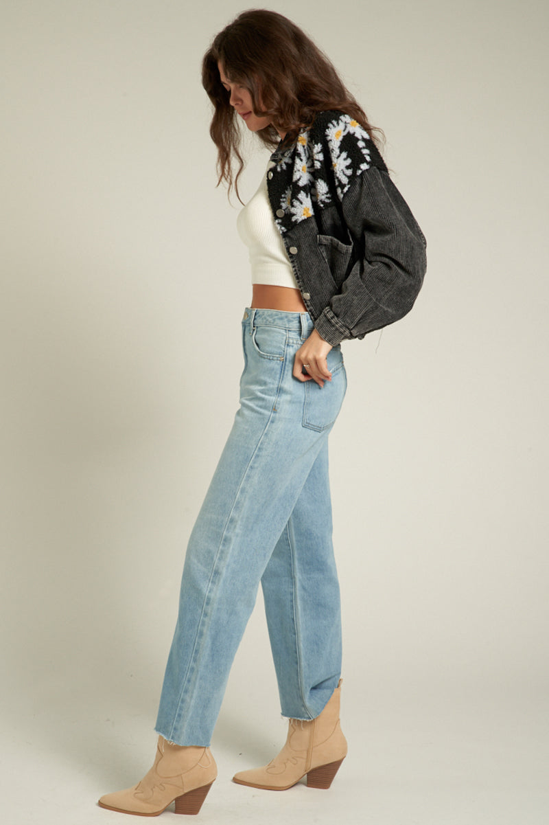 Bailey Cropped Corduroy Jacket