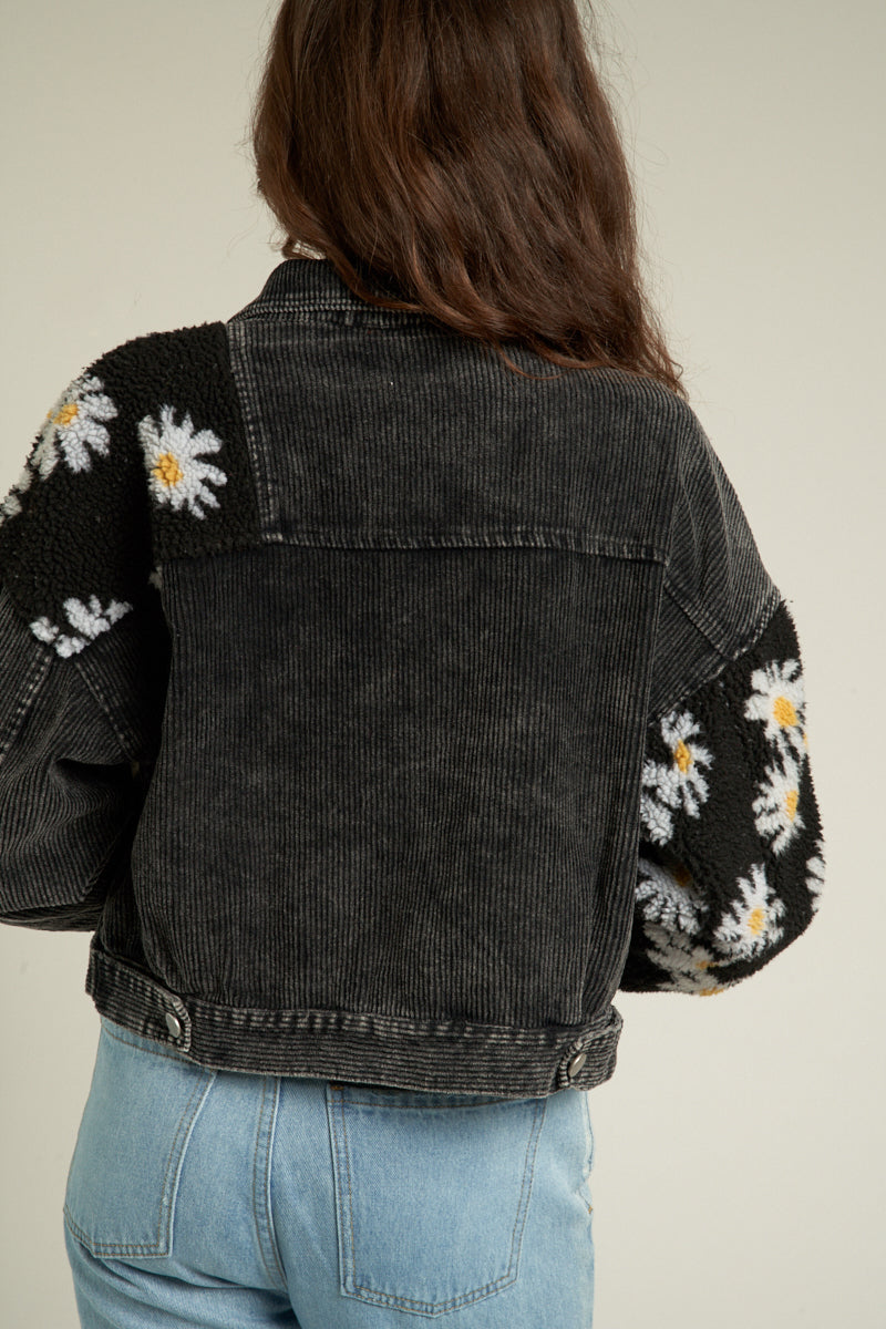 Bailey Cropped Corduroy Jacket