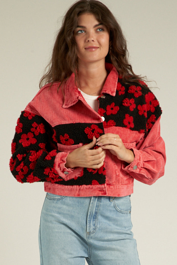 Bailey Cropped Corduroy Jacket