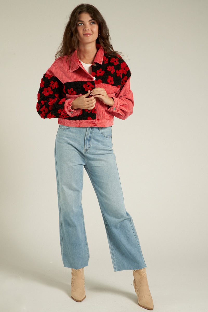 Bailey Cropped Corduroy Jacket