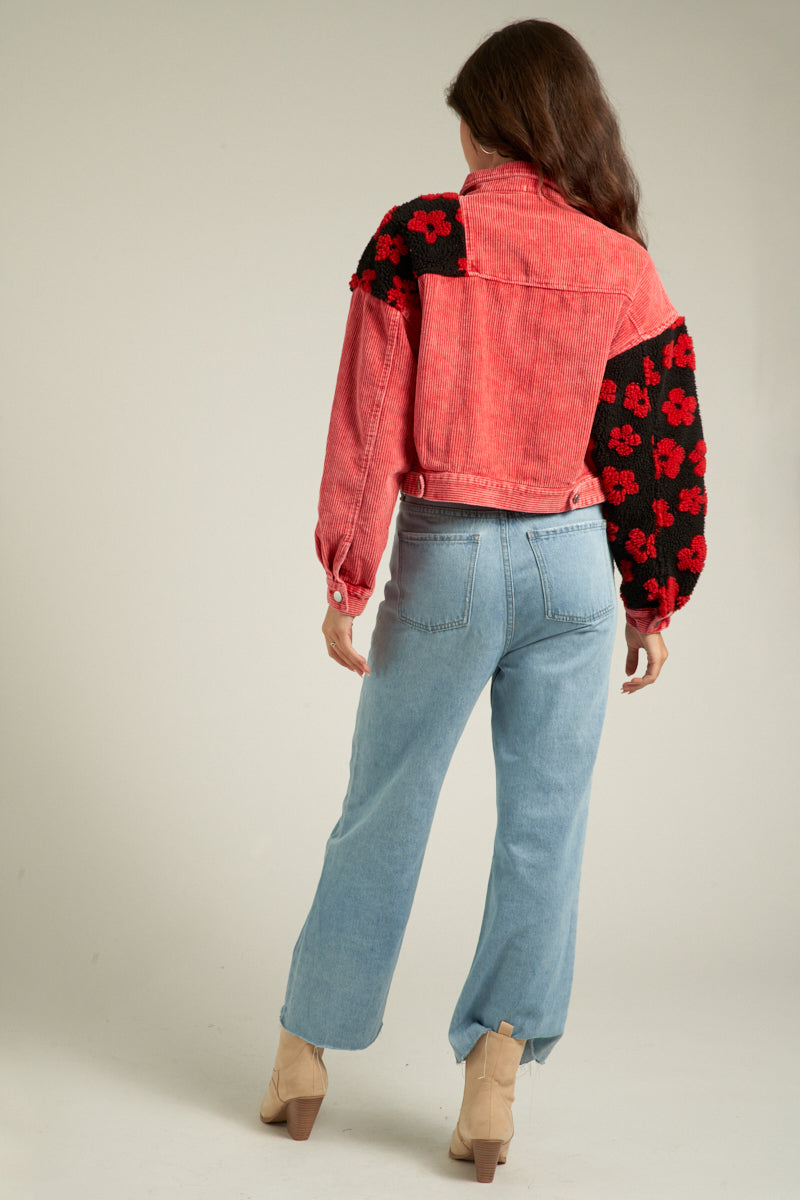 Bailey Cropped Corduroy Jacket