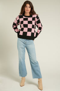 Bailey Checkered Sweater