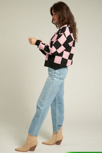 Bailey Checkered Sweater