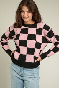 Bailey Checkered Sweater