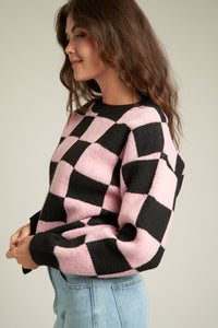 Bailey Checkered Sweater