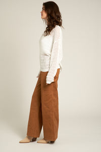 Sadie Sheer Crochet Top