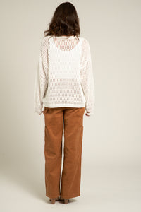 Sadie Sheer Crochet Top