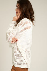 Sadie Sheer Crochet Top