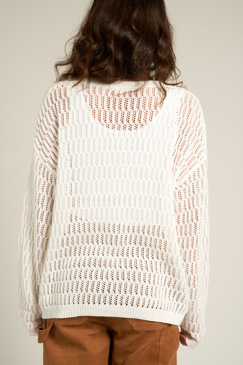 Sadie Sheer Crochet Top