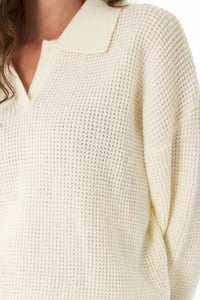 Baylin Knit Collared Sweater