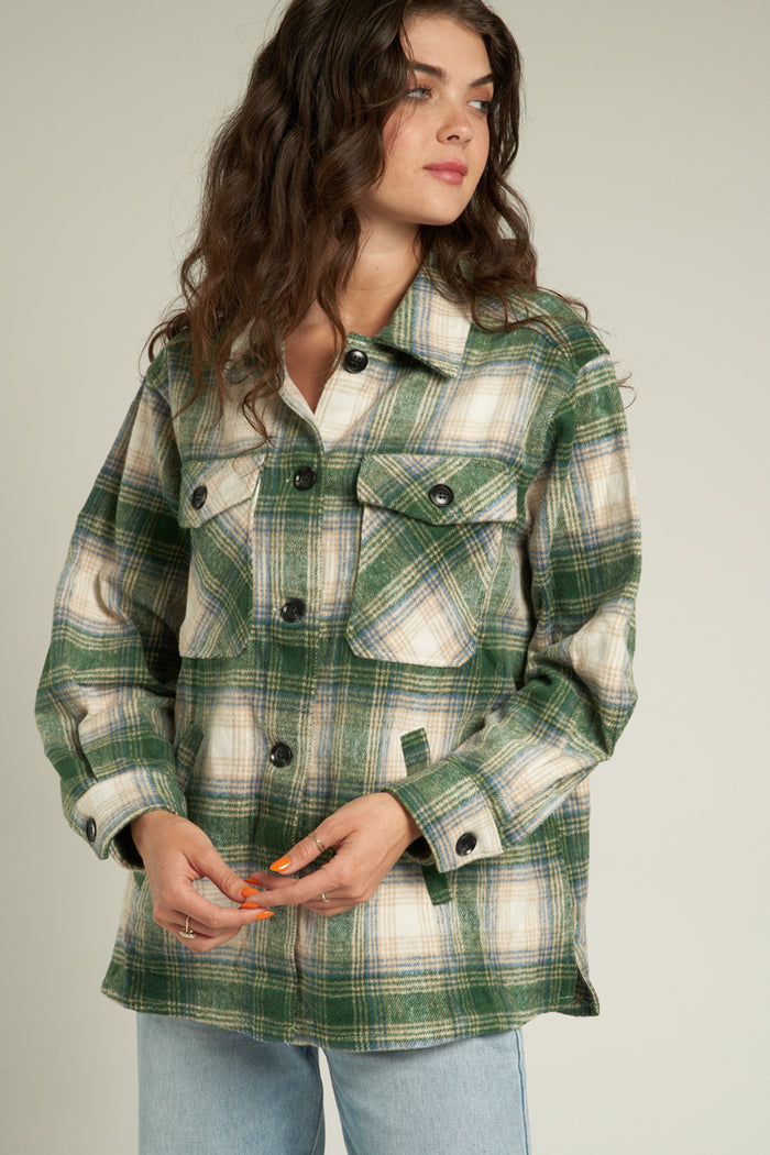 Baylin Plaid Shacket