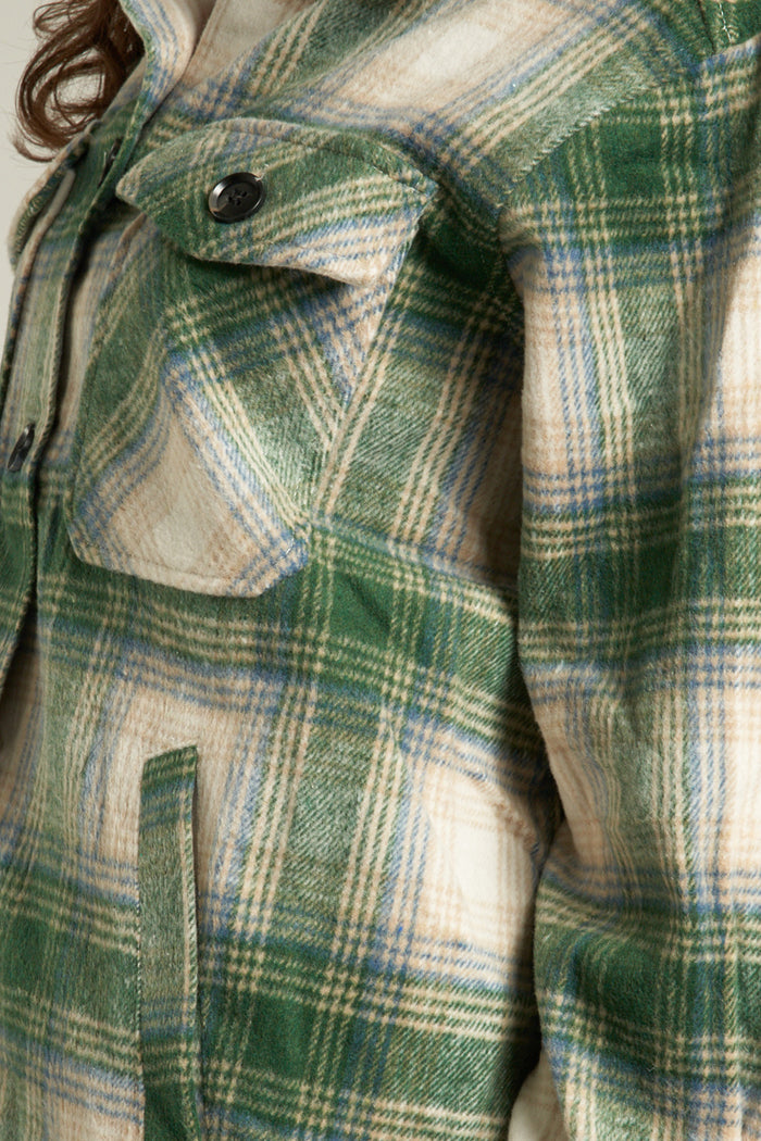 Baylin Plaid Shacket