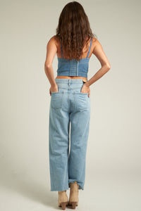 Run the World Denim Bustier