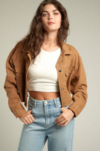 Daisy Jones Cropped Denim Jacket