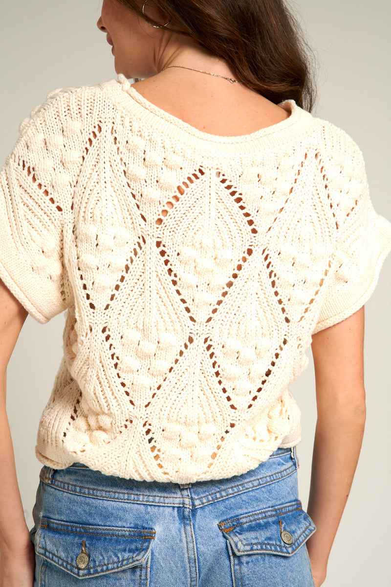 Rue Diamond Woven Top