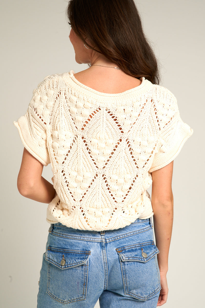 Rue Diamond Woven Top