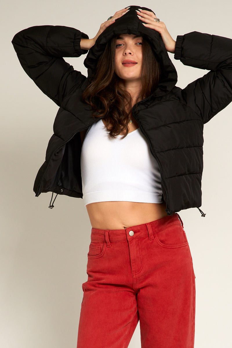Parker Cropped Puffer Jacket