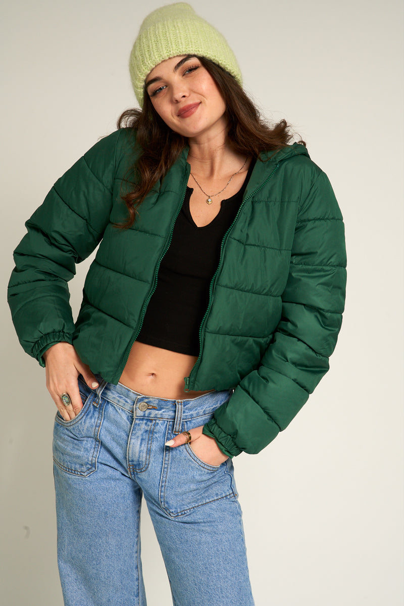 Parker Cropped Puffer Jacket