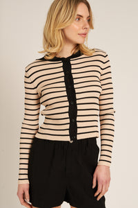 Odette Striped Sweater Top