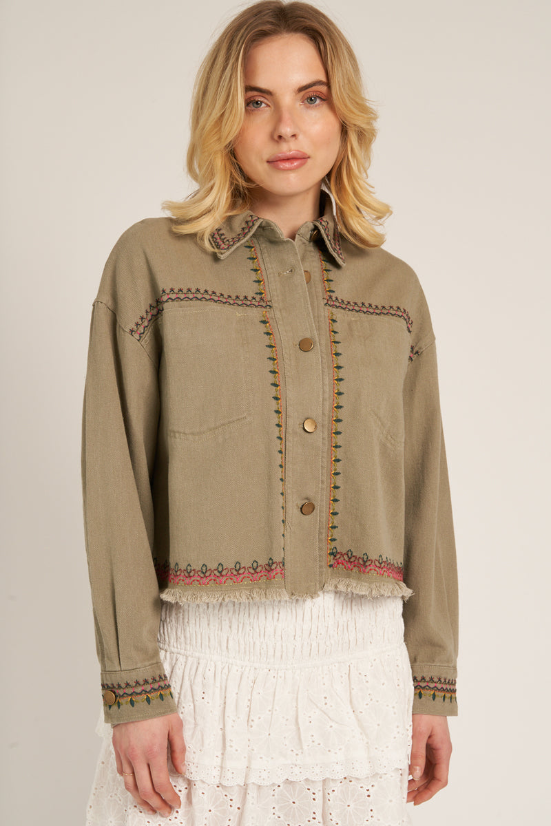 Birdie Embroidered Jacket