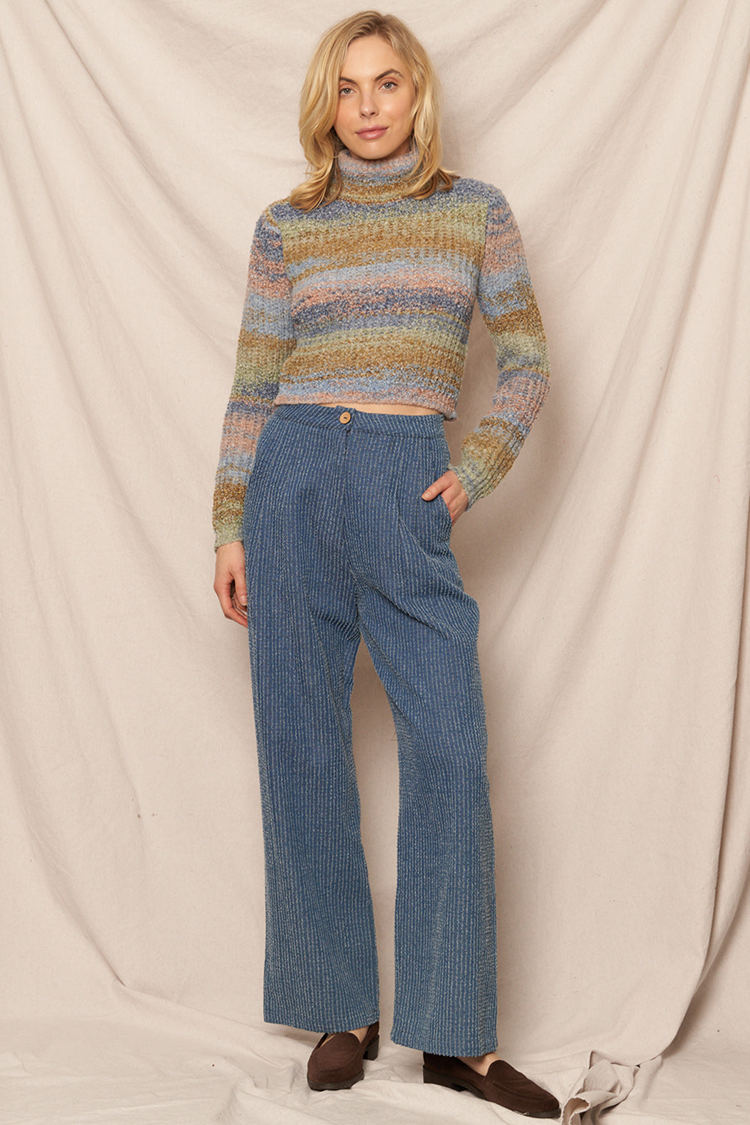 Milky Way Cropped Sweater