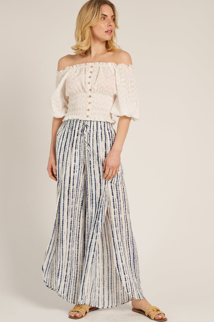 Sono Wide Leg Pants with Slit