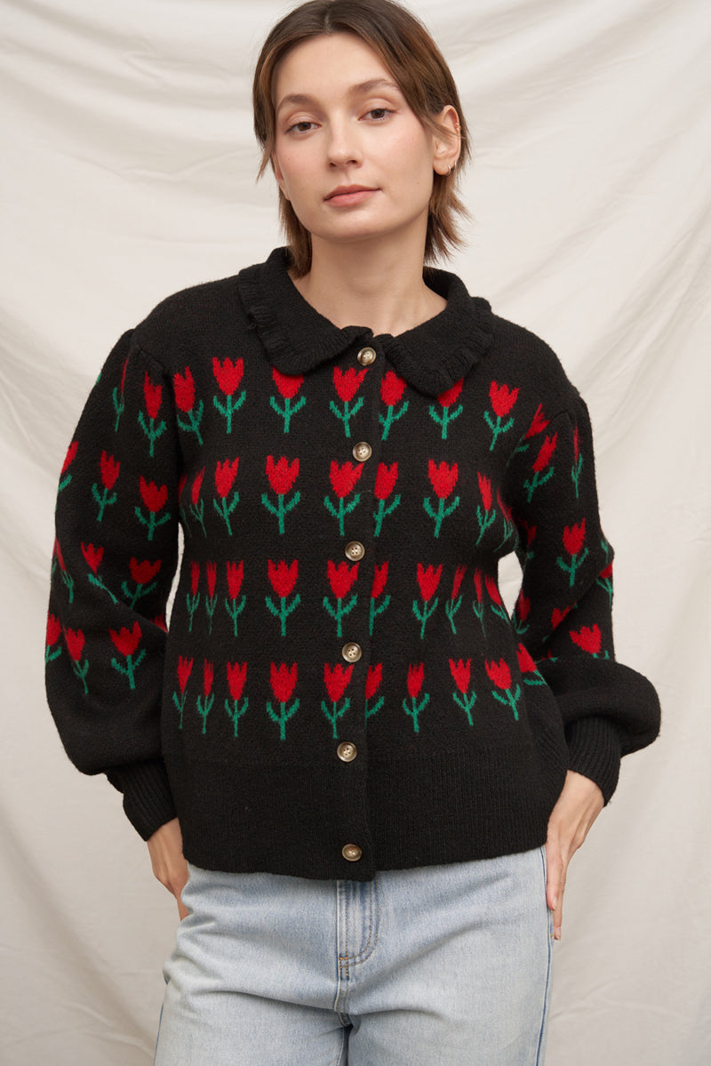 Pick Me Tulip Cardigan