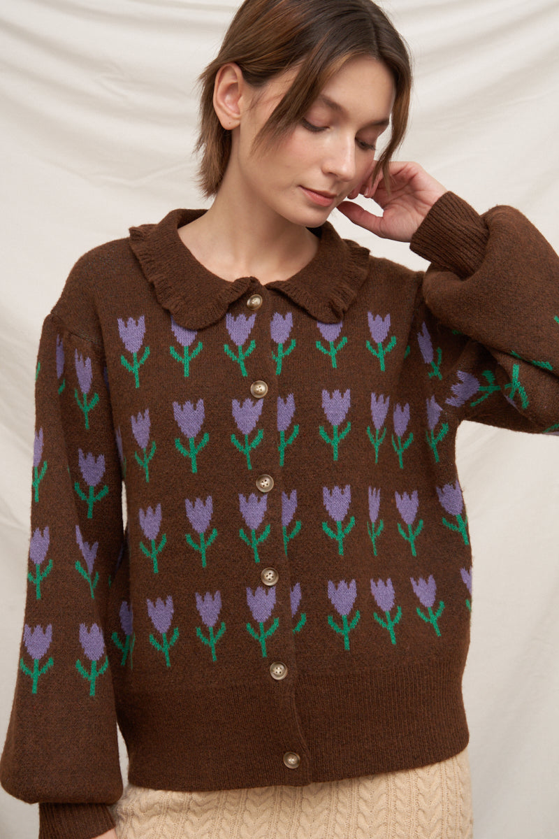 Pick Me Tulip Cardigan