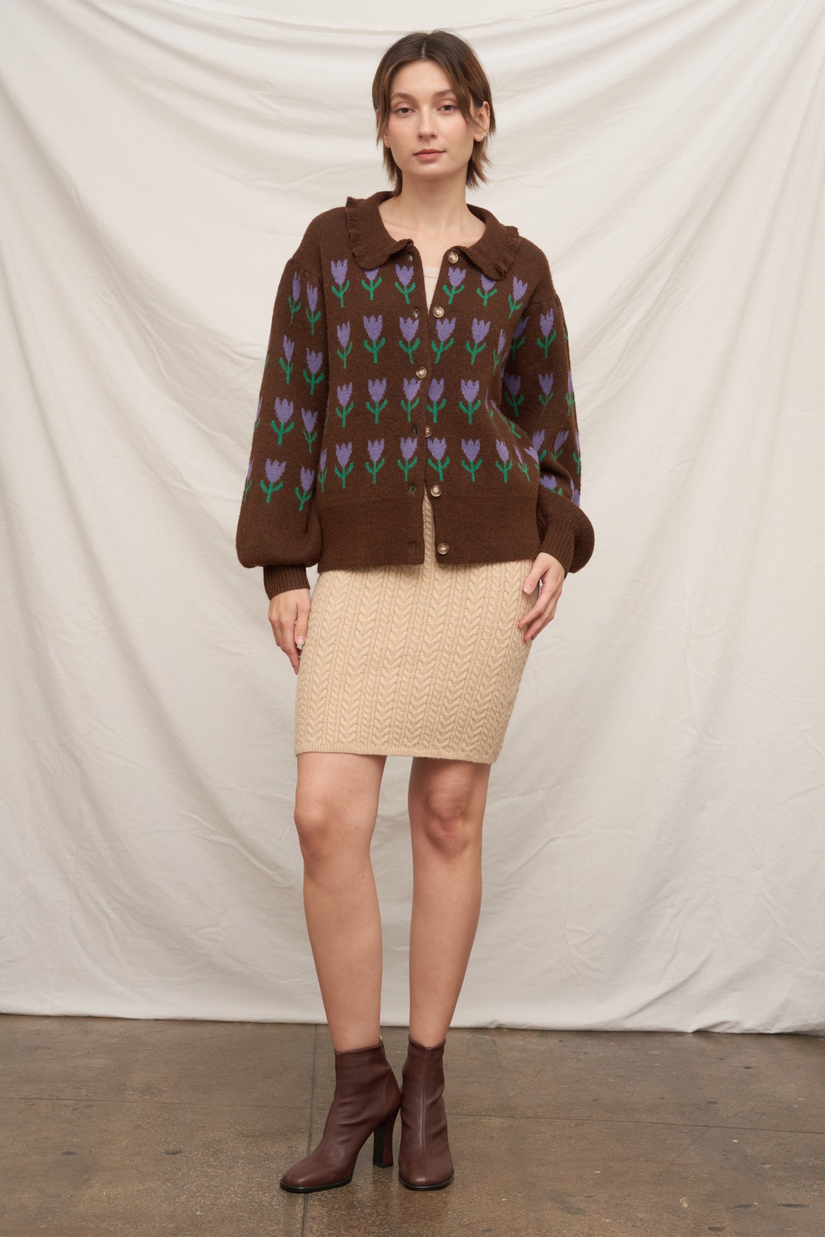 Pick Me Tulip Cardigan