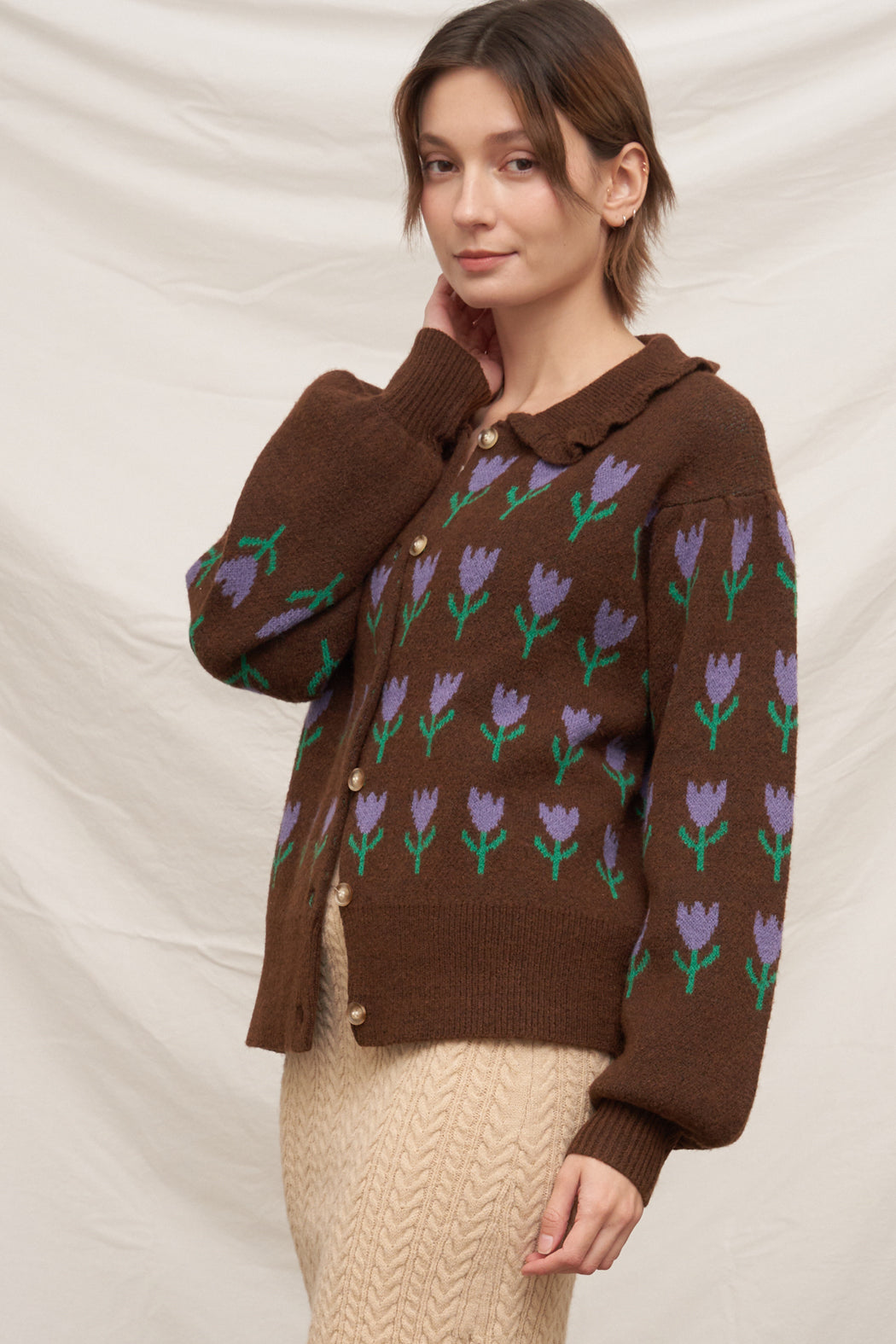 Pick Me Tulip Cardigan