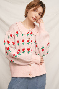 Pick Me Tulip Cardigan