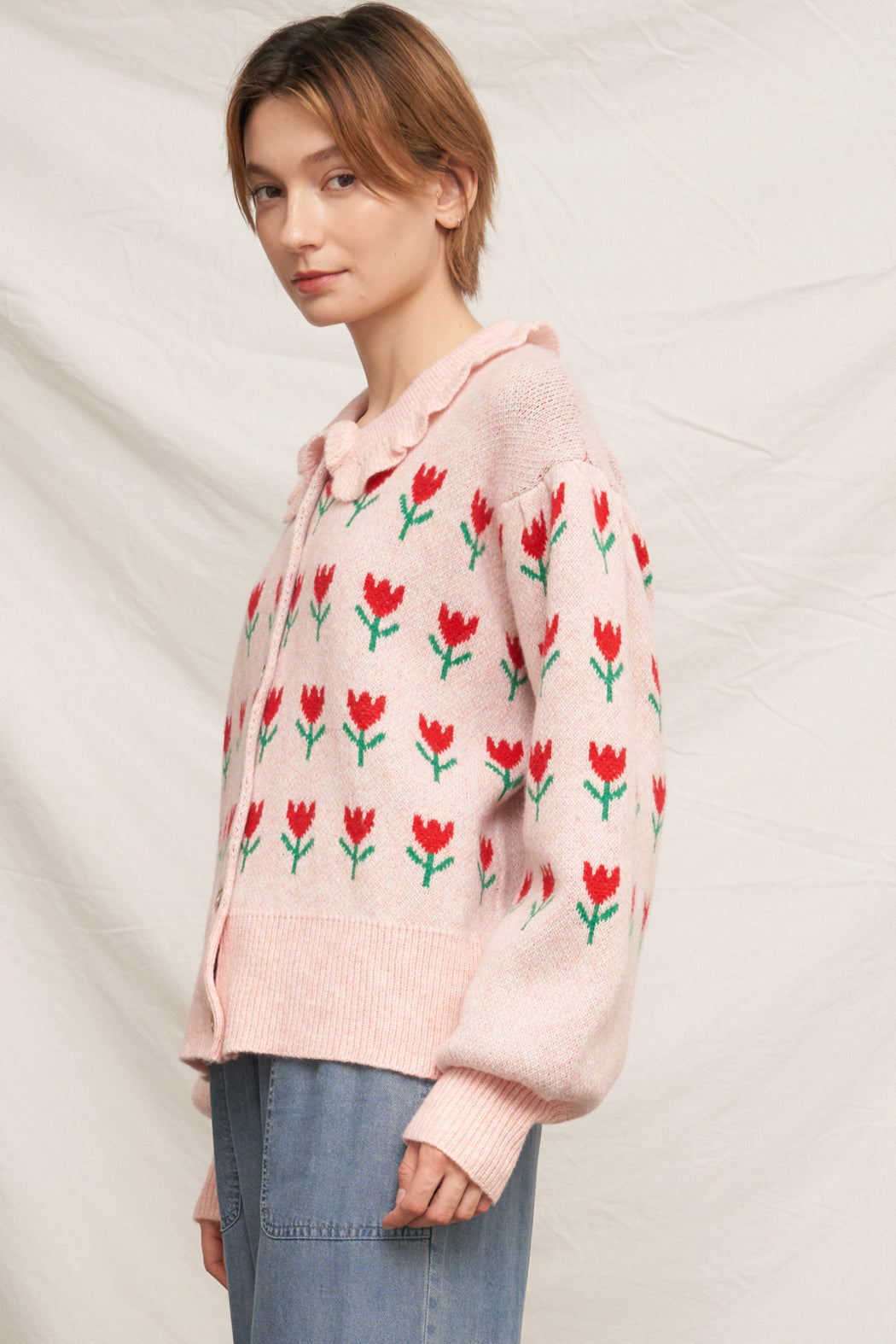 Pick Me Tulip Cardigan