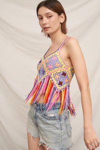 Cherry On Top Crochet Top