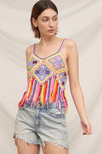 Cherry On Top Crochet Top