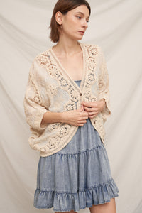 Caspian Crochet Cardigan