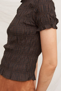 Baker Street Plaid Top